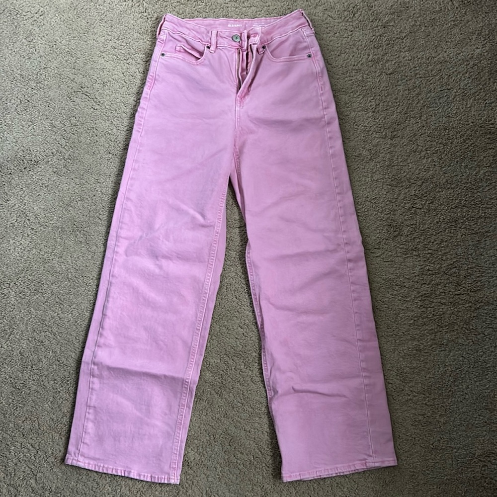 Old Navy Sky High Wide Leg Jeans